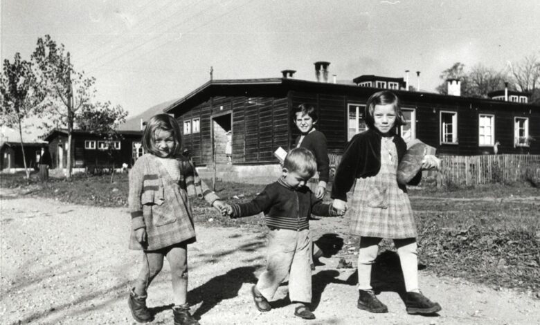 Das Flüchtlingslager Spittal in den frühen 1950er-Jahren. © Kärntner Landesarchiv